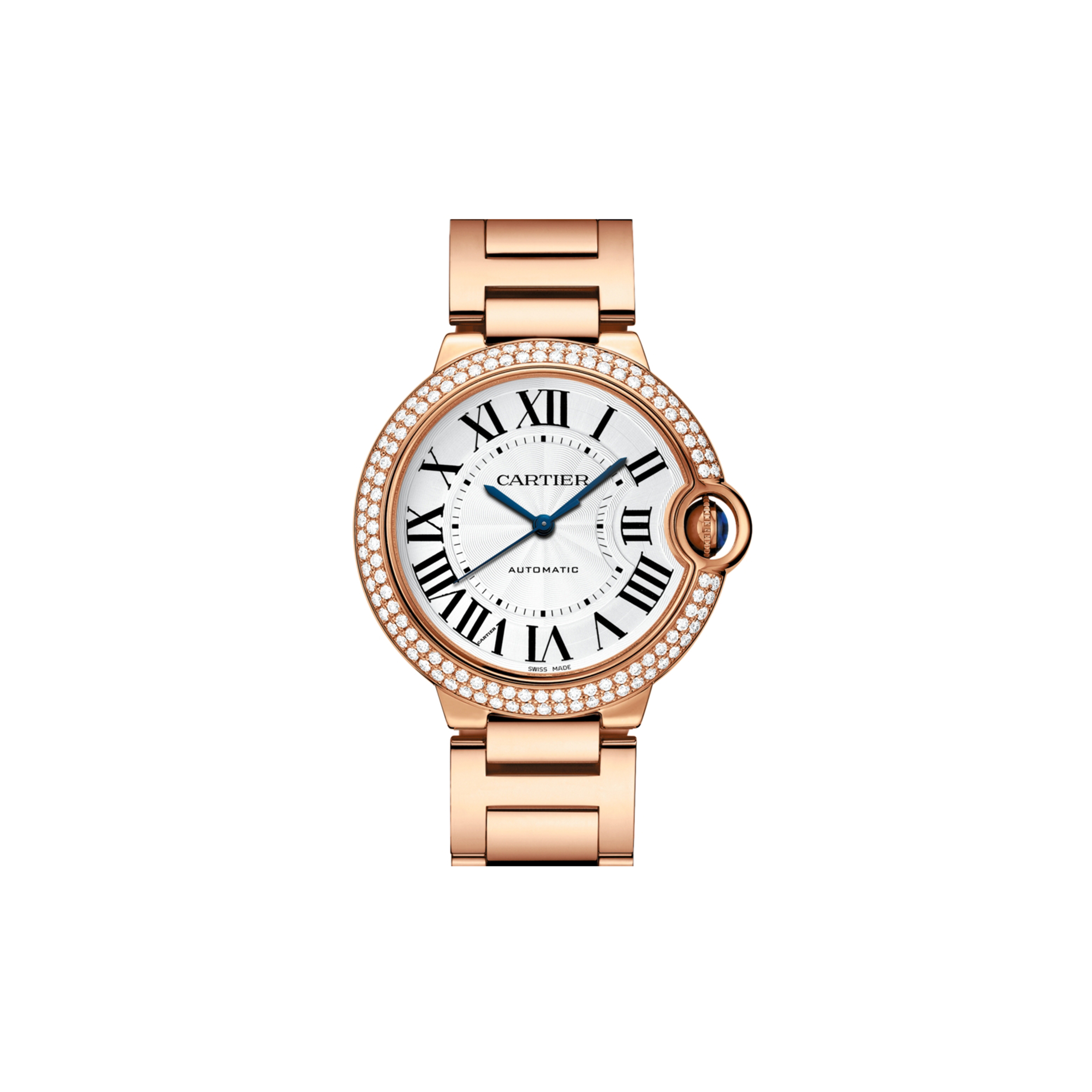 CARTIER BALLON BLEU DE CARTIER 36MM PINK GOLD WE9008Z3